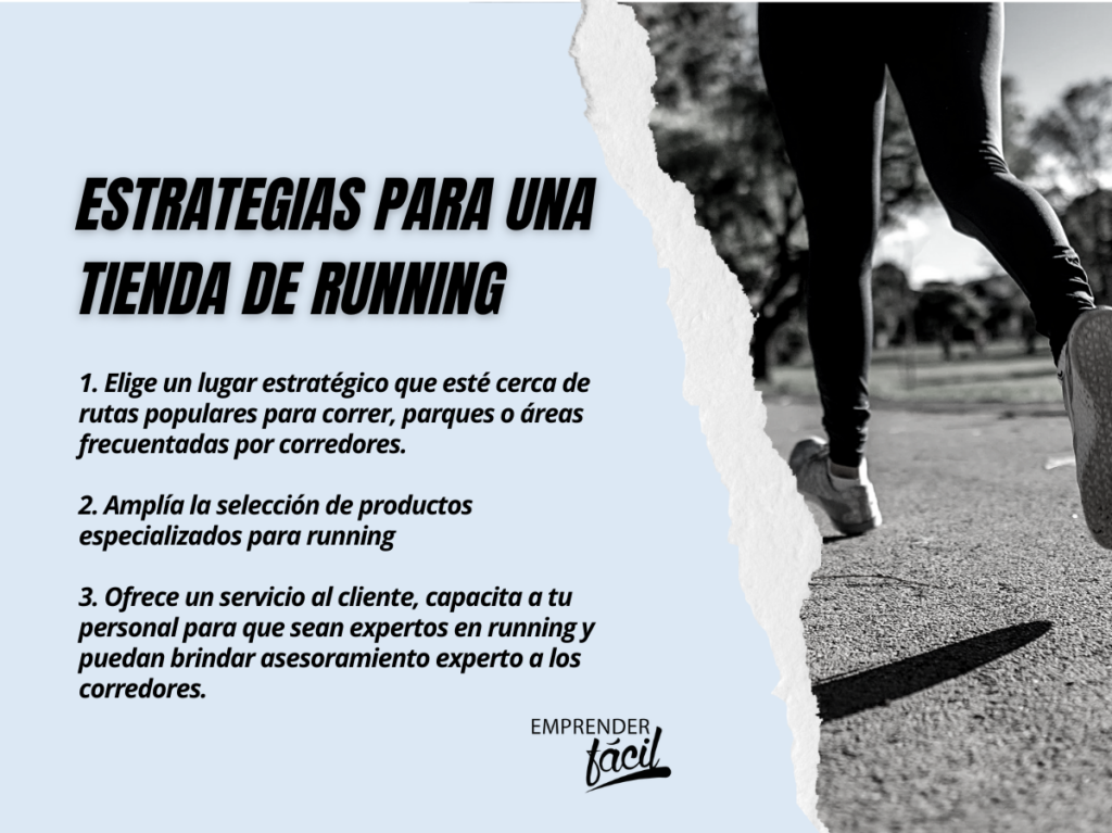 Tienda running exitosa