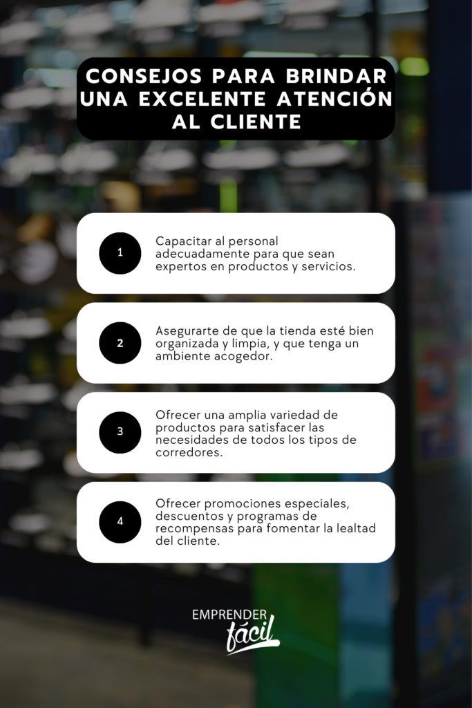 atención al cliente tienda running Tienda de artículos Running como Negocio