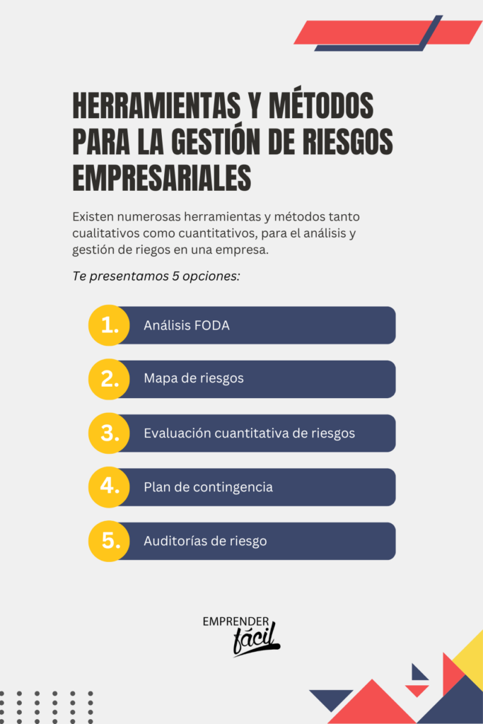 herramientas y métodos para la gestión de riesgos empresariales