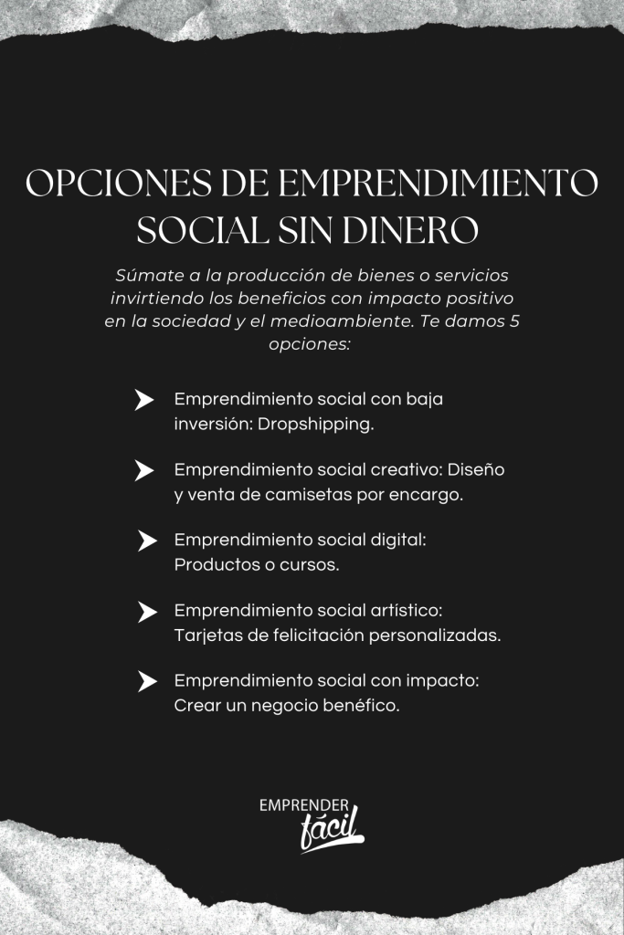 Emprendimiento social sin dinero. Guía Completa