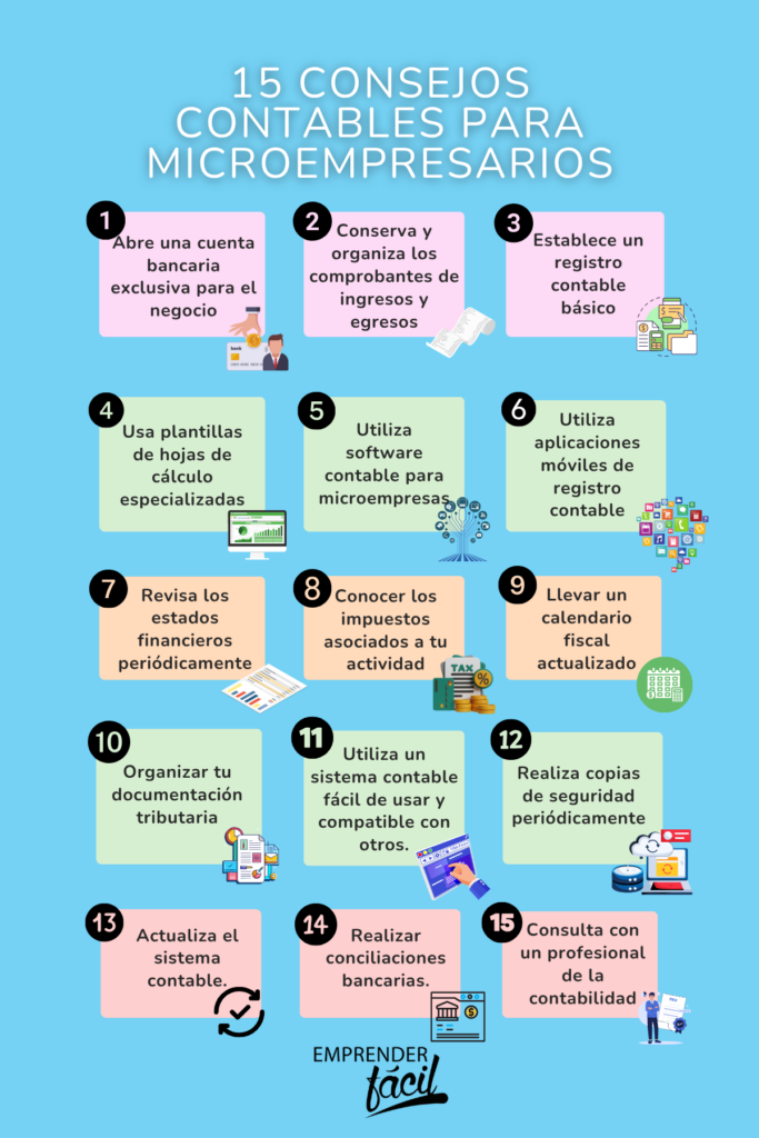 Consejos contables para microempresarios que optimizarán tu negocio