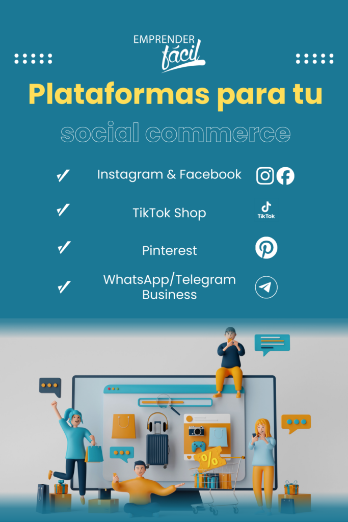 Social commerce para emprendedores digitales