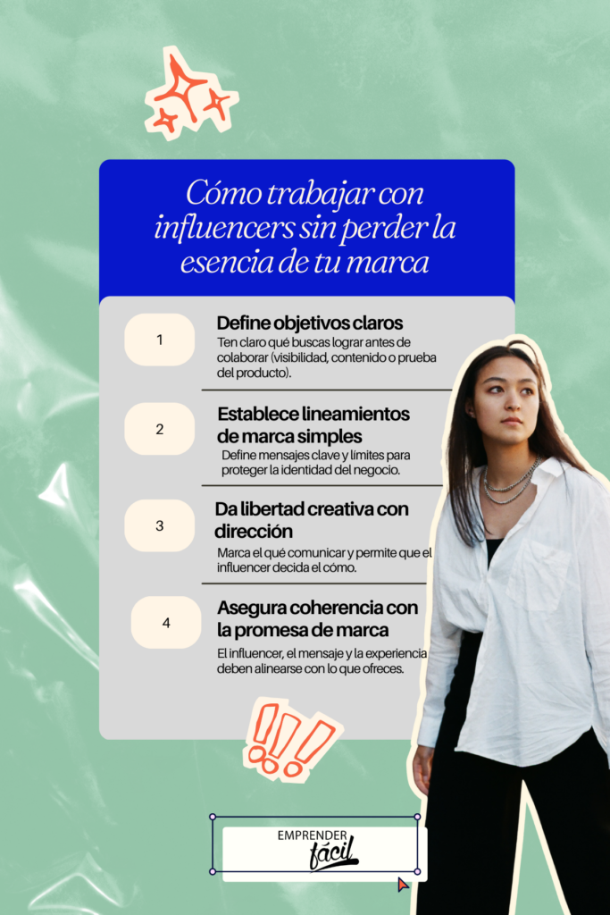 Cómo trabajar con influencers sin perder la esencia de tu marca si estás empezando tu emprendimiento