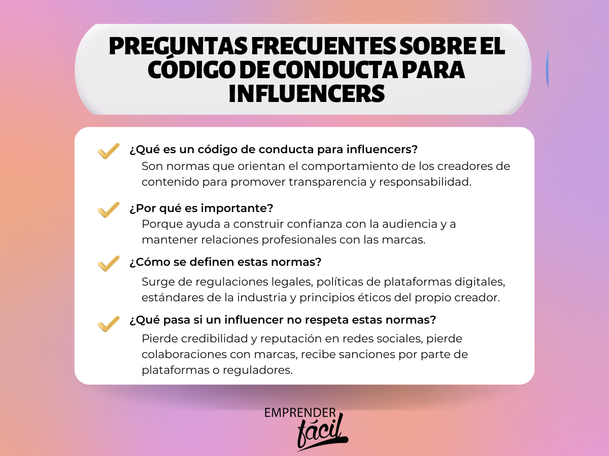 Código de conducta para influencers: nuevas reglas y buenas prácticas