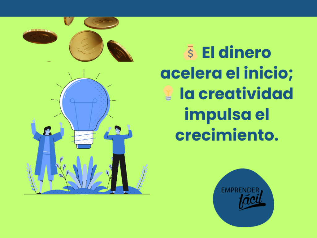 dinero o creatividad